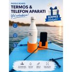 3B Paddle Board Sup Board Kano Kupa Termos Telefon Tutucu -Turuncu