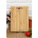 3B Trend El Geçmeli Lüx Bambu Kesme Tahtası 32 Cm*22 Cm