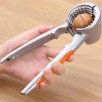 3b Trend Ergomik Saplı Ceviz Fındık Badem Çok Amaçlı Kıracak Kıracağı - Metalik Gri - 16*5,9 cm