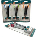 3b Trend Metal Zımba Seti - 10 Numara Zımba Makinesi ve Teli - Çok Renkli - 18*8 cm