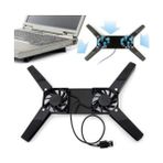 3b Trend Portatif Katlanabilir Çift Fanlı Laptop Soğutucu Stand - Siyah