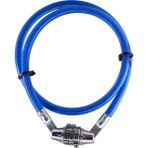3b Trend Şifreli Bisiklet Motosiklet, Scooter Çelik Halat Kilidi 65 cm Çelik Kilit Çap 7 mm - Çok Renkli - 65 cm * 7 mm