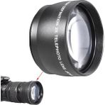 3C Store Canon Nikon Sony Pentax 18-55MM Kamera Kafası Içın 55MM 2x Telefoto Lens Tele Dönüştürücü (Yurt Dışından)