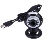 3C Store Hd Mini Kamera 360 Derece Bilgisayar Kamerası USB 2.0 6 Inç Hd Kamera Mikrofonlu Pc Dizüstü Bilgisayar Video Kayıt Webcam Içın Uygun (Yurt Dışından) - Siyah