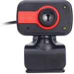 3C Store Hd USB Kamera Ücretsiz Sürücü Bilgisayar Dizüstü Video Kafası Dahili Gürültü Azaltma Mikrofonlu Gece Görüşlü LED Işık Web Kameraları (Yurt Dışından) - Kırmızı