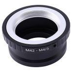 3C Store Kamera Lens Adaptör Halkası M42 Lensten Mikro-Tipe 4/3 M4/3 Mft Montaj O-Lympus Pen Içın Panasonic Lumix G (Yurt Dışından)
