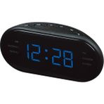 3C Store Moda Modern Am/fm LED Saatli Radyo Elektronik Masaüstü Çalar Saat Dijital Masa Saatleri Erteleme Işlevi-25 (Yurt Dışından) - Siyah