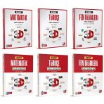3D 2025 8. Sınıf Lgs Matematik + Türkçe + Fen Bilimleri Similasyon Deneme + Soru Seti 6 Kitap