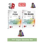 3d 2025 Tyt Fizik 48 Adet-Tyt Dilbilgisi 30 Adet Simulasyon Video Çözümlü Deneme Seti+Kalemlik