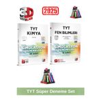 3d 2025 Tyt Kimya 48 Adet-Tyt Fen 15 Adet Simulasyon Video Çözümlü Deneme Seti+Kalemlik