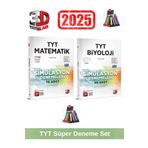 3d 2025 Tyt Matematik 10 Adet-Tyt Biyoloji 48 Adet Simulasyon Video Çözümlü Deneme Seti+Kalemlik