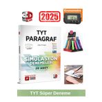 3d 2025 Tyt Paragraf 20 Adet (5 KOLAY-10 ORTA-5 ZOR)simulasyon Video Çözümlü Deneme