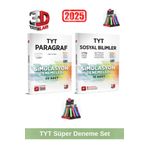 3d 2025 Tyt Paragraf 20 Adet-Tyt Sosyal 15 Adet Simulasyon Video Çözümlü Deneme Seti+Kalemlik