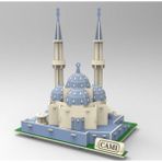 3D Ahşap Sultan Ahmet Cami Maket Puzzle Blue Mosque 5 Plaka