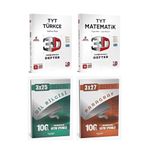 3D + Anla Kazan 2026 Tyt Türkçe Matematik Video Destekli Defter + Anla Kazan Deneme 4 Lü Set