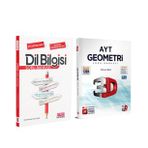 3D AYT Geometri ve AKM Dil Bilgisi Soru Bankası Seti 2 Kitap