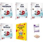3D Ayt Matematik Fizik Kimya Biyoloji Sayısal Soru Bankası Yks 2026 Planlama Defteri + Tutucu+Deneme