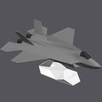 3D BASKI 5TH GEN MMU KAAN JET (TF-X) UÇAĞI MODELİ