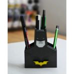 3D Baskı Zamanı Batman Tasarımlı Masaüstü Kalemlik - Kara Şövalye Temalı Ofis Organizeri