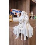 3D Baskı Zamanı Efsanevi Büyücü Gandalf Figürü - Dekoratif Raf Üstü Heykelcik