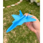 3D Baskı Zamanı F-22 Raptor Tarzı Modern Savaş Jeti Maketi - Dekoratif Uçak Modeli