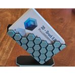 3D Baskı Zamanı Modern Geometrik Masaüstü Kartvizitlik - Altıgen (Honeycomb) Desenli Stand