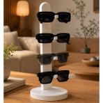 3D Baskı Zamanı Modern Minimalist 4 Lü Gözlük Standı ve Sergileme Ünitesi