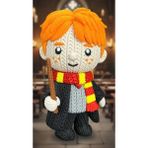 3D Baskı Zamanı Örgü Desenli Ron Weasley Figürü - 3D Baskı Amigurumi Görünümlü Harry Potter Koleksiyon Biblosu
