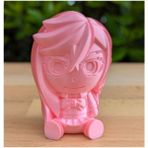 3D Baskı Zamanı Sevimli Chibi Anime Kız Figürü - Dekoratif Masaüstü Anime Karakteri ve Koleksiyon Oyuncağı