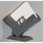 3D Baskı Zamanı Taktik Masaüstü Kartvizitlik - M16 / Sig Sauer Tasarım Ofis Aksesuarı - 3D Yazıcı Iddialı Kartvizit Standı