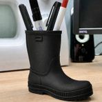 3D Baskı Zamanı Yağmur Çizmesi Kalemlik - 3D Yazıcı Tasarım Masaüstü Organizer - Mor Dekoratif Biblo