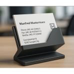 3D Baskı Zamanı Z-Stil Modern Kartvizitlik - 3D Yazıcı Minimalist Ofis Aksesuarı - Estetik Masaüstü Organizer