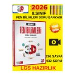 3D Çözüm Yayınları 8.Sınıf Lgs Kazandıran 2026 Fen Soru Bankası - Video Çözümlü+Kalem