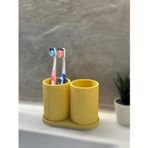3D Design Market Diş Fırçalık Diş Fırçalık Seti Sarı