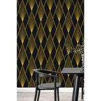3D Diamond Desenli Silinebilir Sağlıklı Tekstil Duvar Kağıdı, 200 x 150