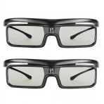 3D Dlp Bağlantısı İçin Şarj Edilebilir 3D Aktif Shutter Gözlük, Ltv 2500 3000 Pro 3500 Pro 3D Projektörler İçin Active Shutter 3D Gözlük, 3D Filmler Aktif Rf 3D Gözlük