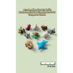 3D Ekspres 10 Parçalı Mini Hareketli Hayvan Figürleri Eğitici ve Dekoratif Seti 3-4 Cm