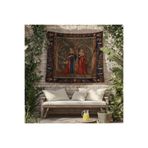 3D ELSE HALI Ortaçağ Orman Kadın Vintage Desenli Duvar Örtüsü Duvar Halısı Tapestry