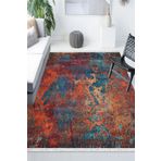 3D ELSE HALI Otantik Etnik Vintage Kilim Desenli Dekoratif Kaymaz Yıkanabilir Spor Saçaklı Halı Ds-30