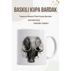 3D Fil Baskılı Kupa Bardak - Üç Boyutlu Filli Kupa Bardak - 199 ml