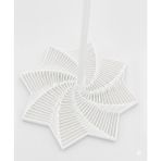 3D Geometrik Spiral Yıldız - Eğitici Stem Oyuncak & Montessori Uyumlu Görsel Algı Geliştirici Matematik Materyali - Beyaz