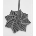 3D Geometrik Spiral Yıldız - Eğitici Stem Oyuncak & Montessori Uyumlu Görsel Algı Geliştirici Matematik Materyali - Gri