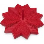 3D Geometrik Spiral Yıldız - Eğitici Stem Oyuncak & Montessori Uyumlu Görsel Algı Geliştirici Matematik Materyali - Kırmızı