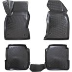 3D Havuzlu Paspas Audi A6 C5 1999 Iç ve Dış Temizliği Için Özel Tasarım - Altın - Seçenek 1