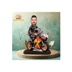 3D Hediye Dünyası Honda motorsiklet karikatürlü biblo hediye 3d masa üstü biblo hediyesi
