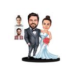 3D Hediye Dünyası Nikah Hediyesi Karikatür