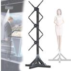 3D Hologram Projektör Reklam Ekranı, 3D Animasyon Video Projektör Ekranı, 50cm 1x3 Holografik Fan Video Duvarı İnsan Boyutu İçin, Reklam, Sergi, Mağaza İçin