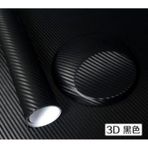 3D KARBON FOLYO SİYAH HAVA KANALLI