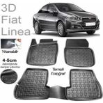 3D KAUÇUK PASPAS FİAT LİNEA SİYAH