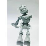 3D Layer Craft Flexi Hareketli Oyuncak Robot 20 cm Gri